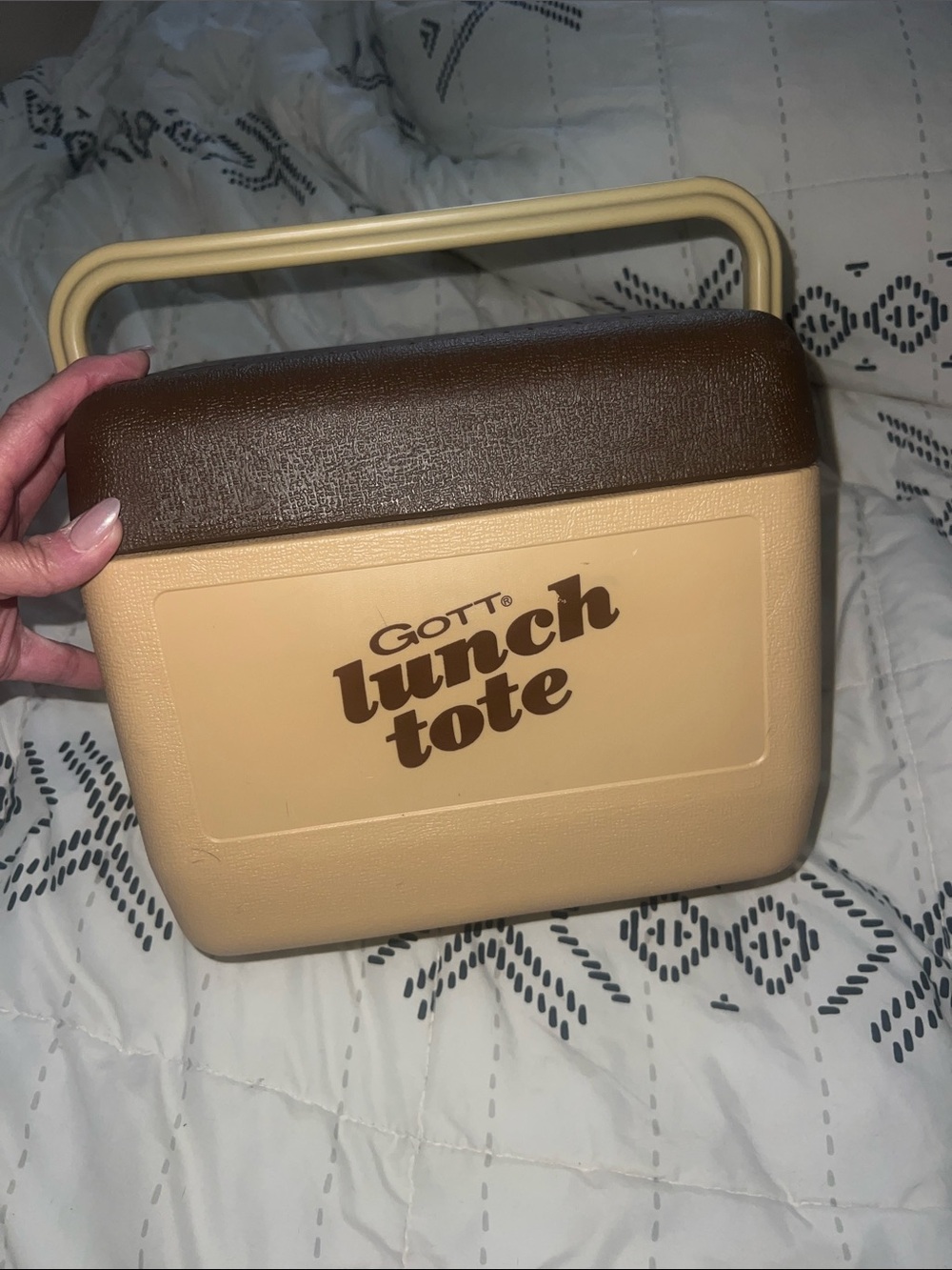 Vintage GOTT lunch tote.